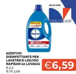 Mercatò Additivo disinfettante per lavatrice liquido NAPISAN offerta