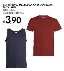 Bennet T-shirt uomo mezza manica o smanicata tinta unita offerta