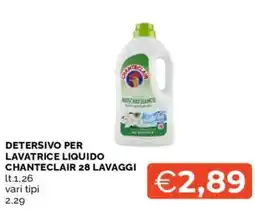 Mercatò Detersivo per lavatrice liquido CHANTECLAIR offerta