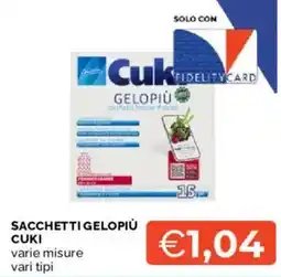Mercatò Sacchetti gelopiù CUKI offerta