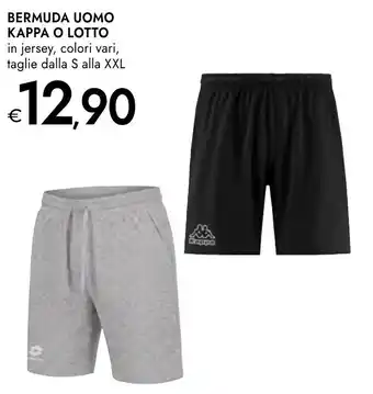 Bermuda uomo kappa o lotto