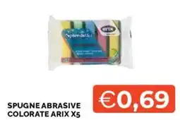 Mercatò Spugne abrasive colorate arix x5 offerta