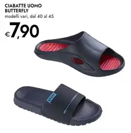 Bennet Ciabatte uomo butterfly offerta
