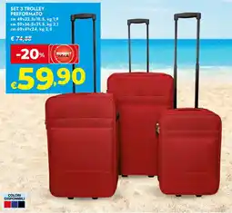 Bennet Set 3 trolley preformato offerta