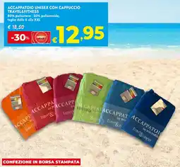 Bennet Accappatoio unisex con cappuccio travel&fitness offerta