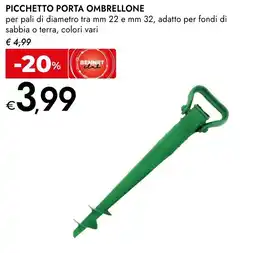Bennet Picchetto porta ombrellone offerta