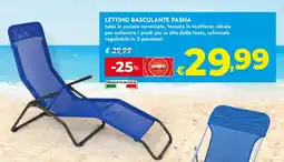Bennet Lettino basculante pasha offerta