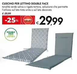 Bennet Cuscino per lettino double face offerta