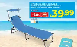 Bennet Lettino mikonos con parasole offerta