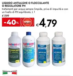 Bennet Liquido antialghe o flocculante o regolatore PH offerta