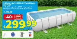 Bennet Piscina power steel rettangolare BESTWAY offerta