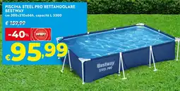 Bennet Piscina steel pro rettangolare BESTWAY offerta