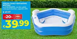 Bennet Piscina family pentagono BESTWAY offerta