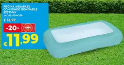 Bennet Piscina aquababe con fondo gonfiabile BESTWAY offerta