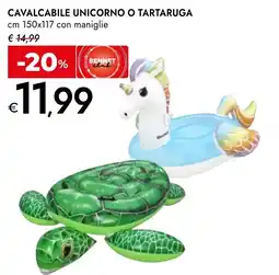 Bennet Cavalcabile unicorno o tartaruga offerta