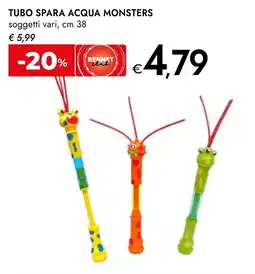 Bennet Tubo spara acqua monsters offerta