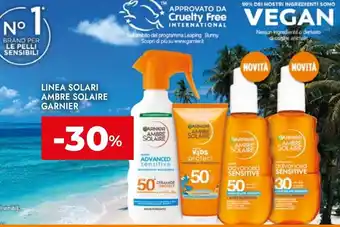 Linea solari ambre solaire GARNIER
