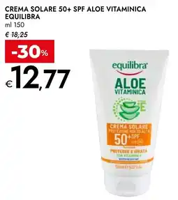 Bennet Crema solare 50+ spf aloe vitaminica EQUILIBRA offerta