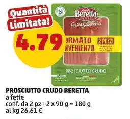 PENNY Prosciutto crudo BERETTA offerta