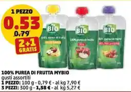 PENNY 100% purea di frutta MYBIO offerta