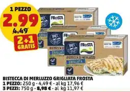 PENNY Bistecca di merluzzo grigliata FROSTA offerta