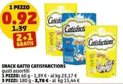 PENNY SNACK GATTO CATISFANCTIONS offerta