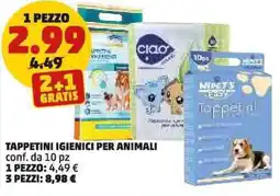 PENNY Tappetini igienici per animali offerta