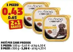 PENNY Paté per cane PRODOG offerta