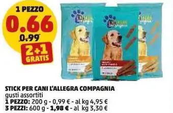 PENNY Stick per cani l'allegra compagnia offerta