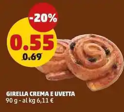 PENNY Girella crema e uvetta offerta