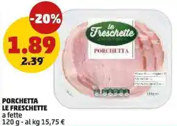 PENNY Porchetta LE FRESCHETTE offerta