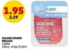 PENNY Salame magro WELLESS offerta