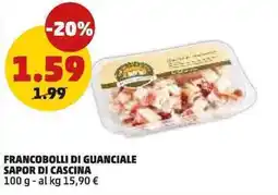 PENNY Francobolli di guanciale SAPOR DI CASCINA offerta