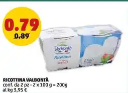 PENNY Ricottina VALBONTÀ offerta