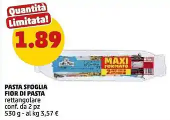 PENNY Pasta sfoglia FIOR DI PASTA offerta