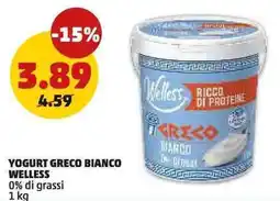 PENNY Yogurt greco bianco WELLESS offerta