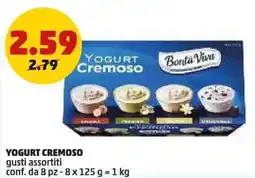 PENNY Bonta viva yogurt cremoso offerta