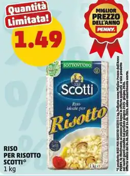 PENNY Riso per risotto SCOTTI offerta