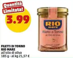 PENNY Filetti di tonno RIO MARE offerta