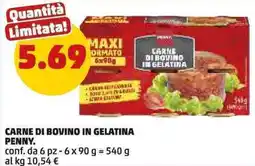 PENNY Carne di bovino in gelatina PENNY. offerta