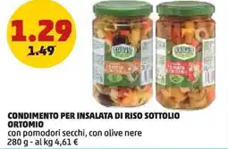 PENNY Condimento per insalata di riso sottolio ORTOMIO offerta