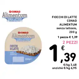 Spazio Conad FIOCCHI DI LATTE CONAD ALIMENTUM offerta