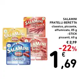 Spazio Conad SALAMINI FRATELLI BERETTA • STICK offerta