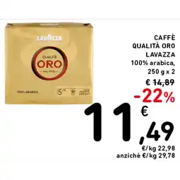 Spazio Conad CAFFÈ QUALITÀ ORO LAVAZZA offerta