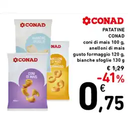 Spazio Conad PATATINE CONAD offerta