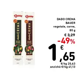 Spazio Conad DADO CREMA BAUER offerta