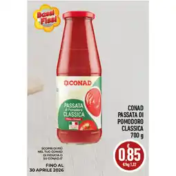 Spazio Conad CONAD PASSATA DI POMODORO CLASSICA offerta