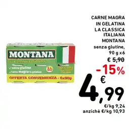 Spazio Conad CARNE MAGRA IN GELATINA LA CLASSICA ITALIANA MONTANA offerta