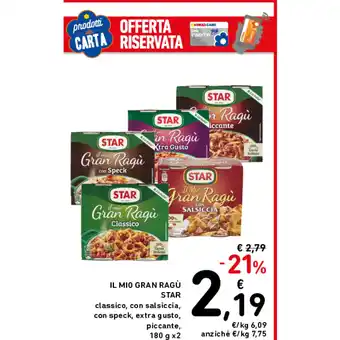 Spazio Conad IL MIO GRAN RAGÙ STAR offerta
