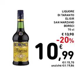 Spazio Conad LIQUORE DI TARANTO ELISIR SAN MARZANO BORSCI offerta